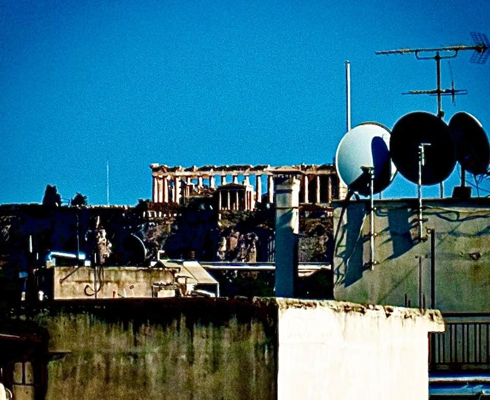Acropolis Casa Historical Centre Top Floor Luxury Suite 150 Meters To Metro Athens Exterior photo